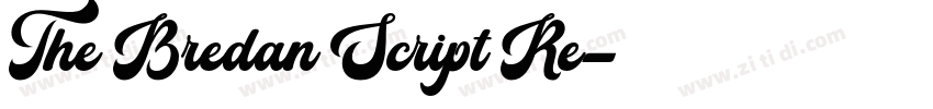 The Bredan Script Re字体转换 The Bredan Script Re字体转换